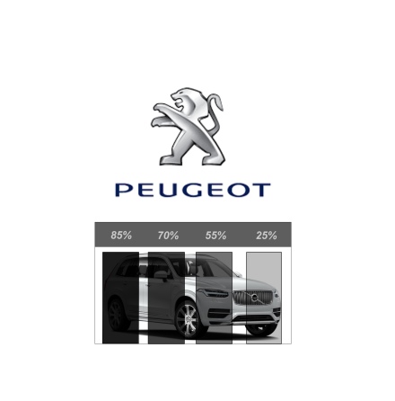 Ferdigskret avtakbar solfilm - PEUGEOT