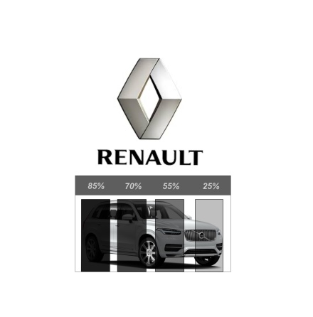 Ferdigskret avtakbar solfilm - RENAULT