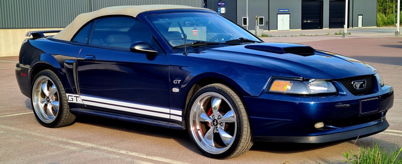 Ford Mustang Cabriolet med 70 prosent avtakbar Soyafilm